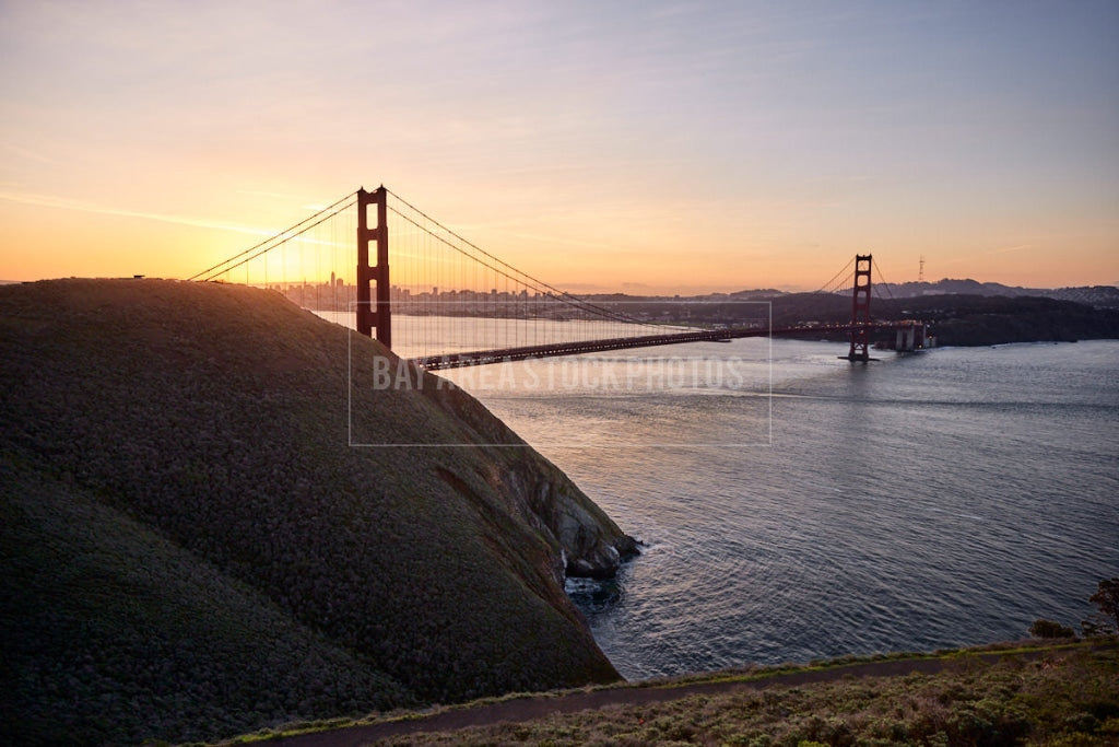 View Of Golden Gate Bridge From Marin Headlands